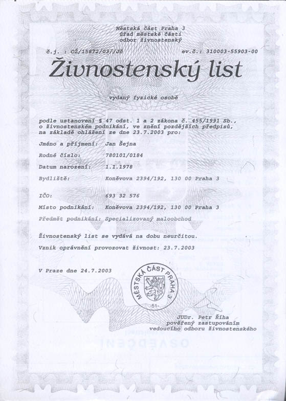 Zivnostensky list